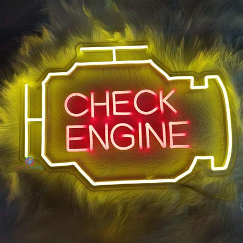 Image result for Neon Check Engine Light