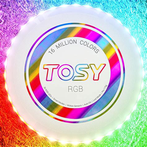TOSY Bundle of 2 - Flying Disc 108 LEDs - RGB White India | Ubuy