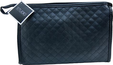 Studio Quilted Cosmetic Bag Black | lyko.com