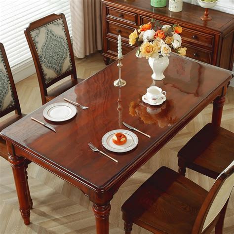 OstepDecor Clear Table Cover Protector 44 x 78 Inch, India | Ubuy