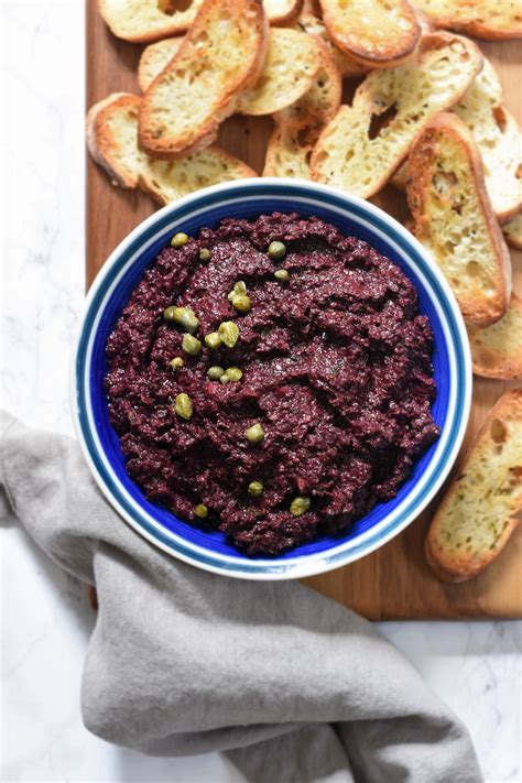 Black Olive Tapenade and Crostini - Pardon Your French