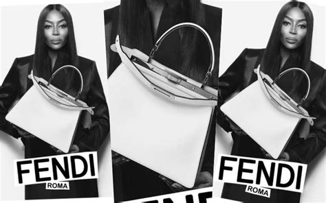 傳奇超模Naomi Campbell手提FENDI Peekaboo入鏡！以時尚氣勢完美演繹備受各世代愛戴的超人氣包款！ | LINE購物