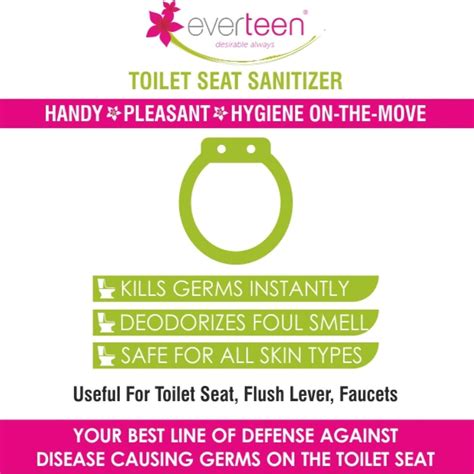 Buy EVERTEEN INSTANT TOILET SEAT SANITIZER SPRAY FOR WOMEN 3 PACKS ...