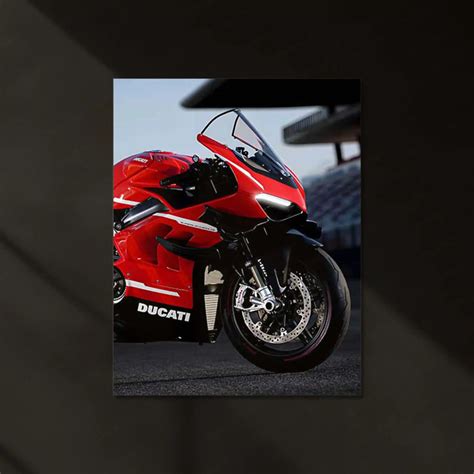 LED | 🏍 Ducati Superleggera V4 Neon LED Metal Poster | Ultimate Superb ...