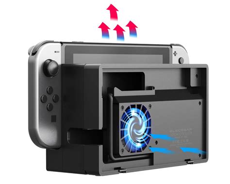 External Cooling Fan Compatible with Nintendo Switch Dock Set ...
