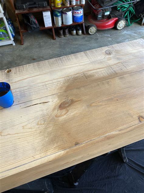 How To Stain Table Top at Amber Rocha blog