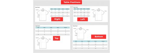 Prestashop Size Chart Module| Size Chart addons