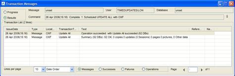 Scheduled Updates - Successes