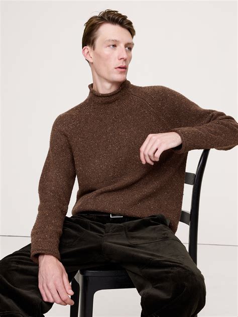 Donegal Roll-Neck Sweater | Banana Republic