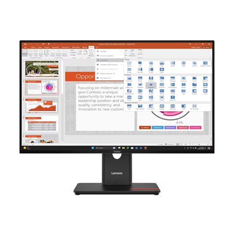 Lenovo ThinkVision T27-40 27-Inch Full HD IPS Monitor | 99% sRGB ...