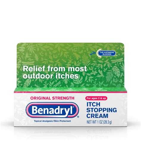 Benadryl Original Strength Itch Stopping Cream 1 oz