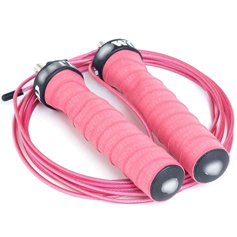 Sweatband Skipping Rope, Weighted Speed Jump Rope, Steel Wire ...