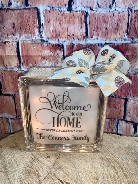 Welcome to Our Home personalized house-warming gift new home | Etsy