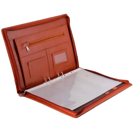 Zestale Professional Leatherette Material 2 Ring File Folders ...