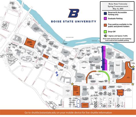 Boise State Campus Map