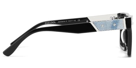 Trent Eyeglasses in Rectangle Black Frame | Zeelool