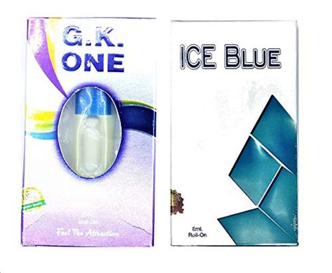Raviour Lifestyle Ice Blue and G.K One Long Lasting Attar Combo Each ...