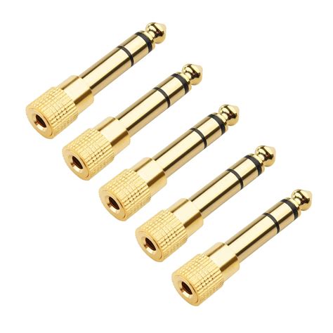 Cable Matters 501003X5 6.3Mm to 3.5Mm Male to Female Stereo Adapter ...