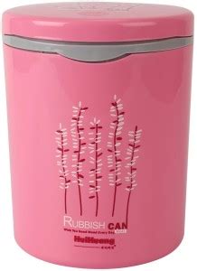 HuiHuang Push Button Desktop Mini Dustbin Trash Rubbish Can with Spring ...