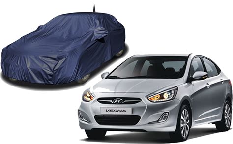 Autofact Car Body Cover Compatible for Hyundai Verna Fludic (2011/2012 ...