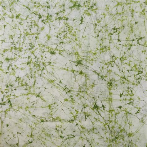 Batik With Green Texture Handmade Fabric – Sanskruti