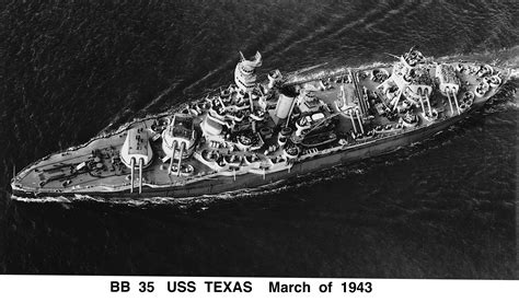 USS Texas BB-35 underway in 1043. [2000x1167] : r/WarshipPorn