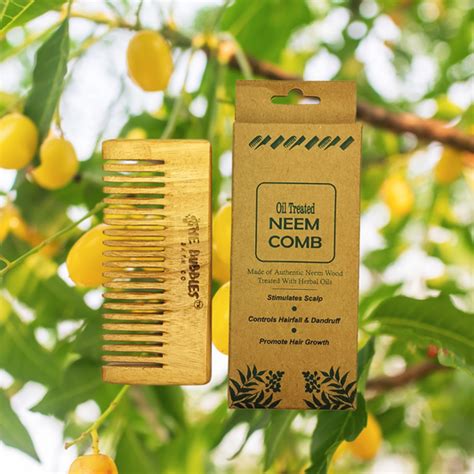 Shop Organic Neem Bamboo Combs: Boost Scalp Health Naturally!