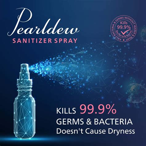 Buy PEARLDEW SANITIZER SPRAY (CHERRY BLOSSOM) 120 ML | ALOE & NEEM ...