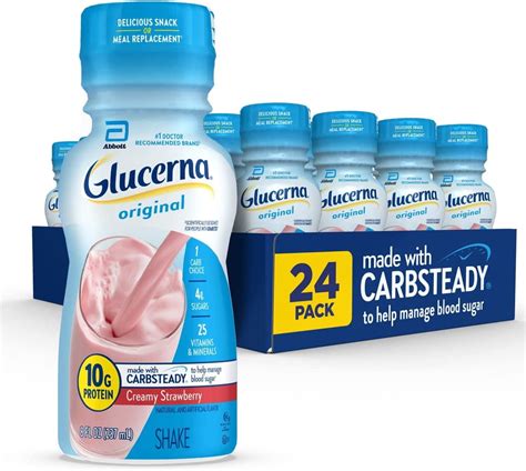 Buy Glucerna Nutritional Shake, Diabetic Drink to Support Blood Sugar ...