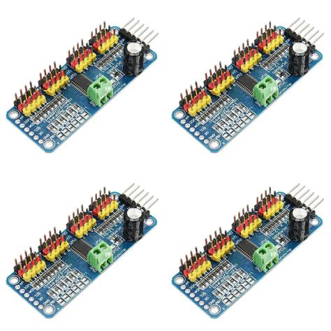 (4 pc) Pro3D 16 Channel PWM Servo Motor Driver I2C Module : Amazon.in ...