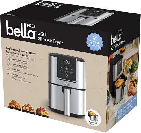 Questions and Answers: bella PRO 4-qt. Touchscreen Slim Air Fryer ...