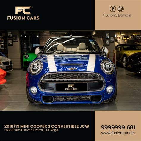 2018/19 MINI COOPER S CONVERTIBLE JCW - Fusion car