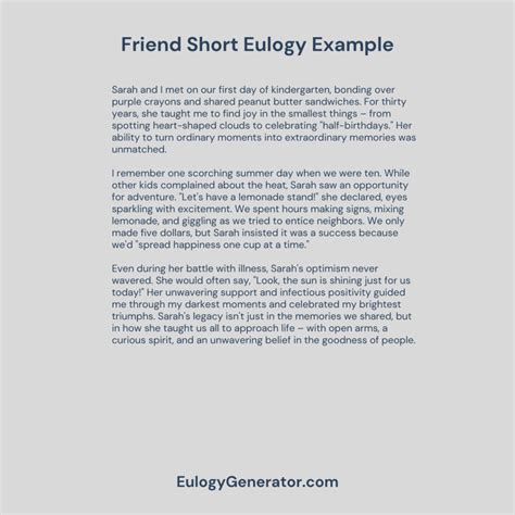 How to Write a Eulogy | Eulogy Generator