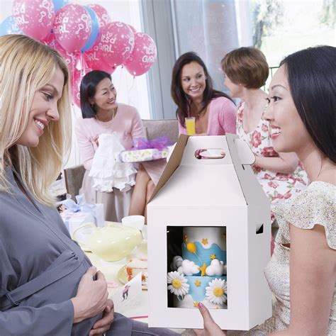 Cake Boxes with Window, Tall Cake Box | 10pcs 10x10x12 inch Cake Box ...