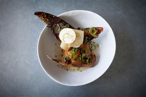Crispy Cobia Collar from Rooster and the Till