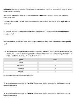 Image result for Math 1332 Voting Methods