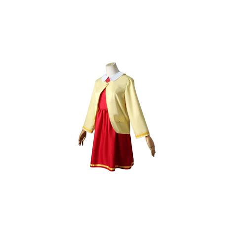 Buy Ovepo Anime Spy X Family Anya Forger blue red Cosplay Costume ...