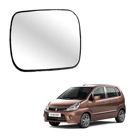 MACZO - orvm Left (Passenger) Side Rear View Mirror Glass for Maruti ...