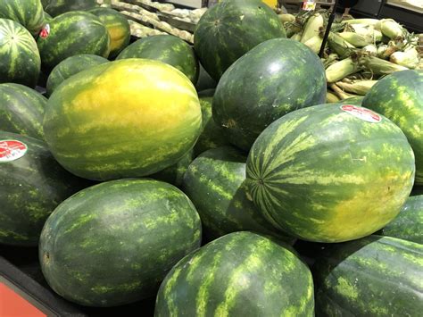 What's up with yellow or white patches on watermelons?