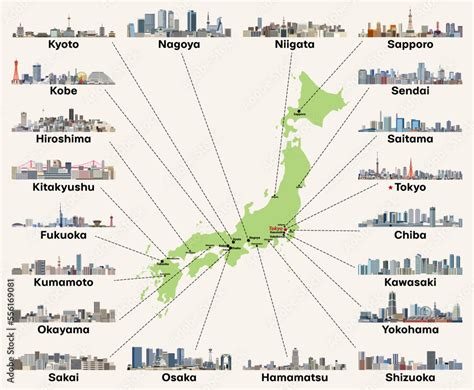 Japan Cities Map 的图像结果