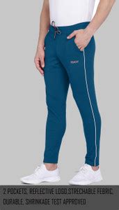 R RIDACHY Solid Men Blue Track Pants - Buy R RIDACHY Solid Men Blue ...