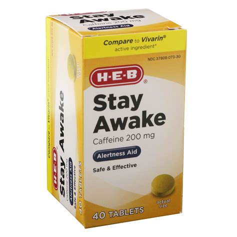 H-E-B Stay Awake Tablets - Shop Sleep & snoring aids at H-E-B