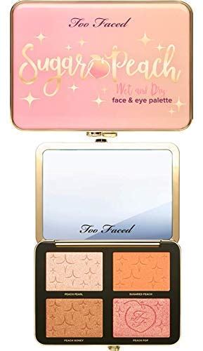 TOO FACED Sugar Peach Wet and Dry Face & Eye Palette - Peaches and ...