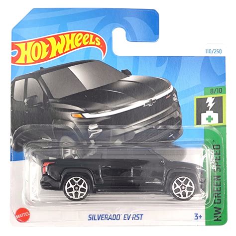 Hot Wheels Imported Premium - Short Card - Silverado EV RST - HW Green ...