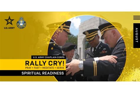 Chaplain Corps "Rally Cry!" initiative | Article | The United States Army