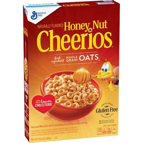 Cheerios Honey Nut Cheerios Cereal Box 10.8 oz., PK12 16000-12479 | Zoro