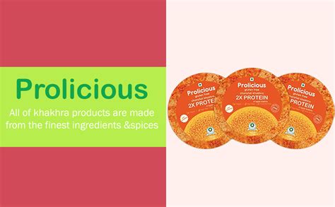 Prolicious 2X Protein Gluten free Chorafali Khakra | NO Palm Oil ...