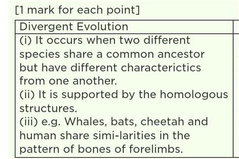 Differentiate between divergent evolution and convergent evolution ...
