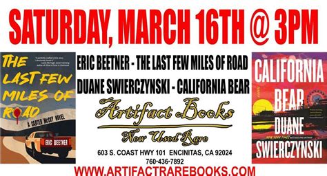 Eric Beetner and Duane Swierczynski with The Last Few Miles of Road and ...