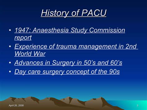 Post Anesthesia Care Unit | PPT